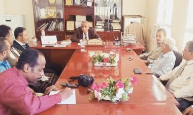 رئيس تنفيذية انتقالي أبين يزور جامعة أبين ومحكمة الاستئناف بالمحافظة