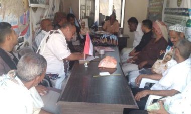 استكمال استعدادات اللجان المختصة بانتقالي مديرية الديس الشرقية لفعالية حضرموت أولاً