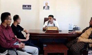 رئيس تنفيذية انتقالي أبين يلتقي مدير عام صندوق النظافة بالمحافظة