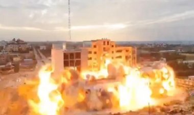 جيش الاحتلال ينسف بنايات سكنية شمال رفح