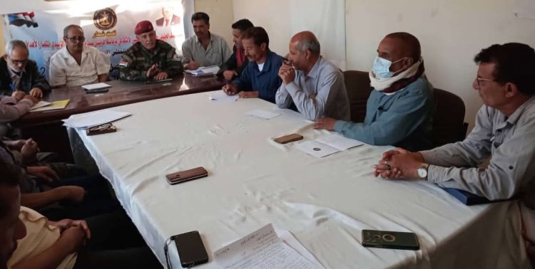 الضالع... تنفيذية انتقالي جحاف تناقش تحديات العملية التعليمية في المديرية