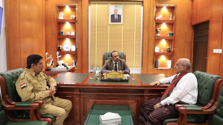 محافظ حضرموت يبحث مع قيادات المجلس الانتقالي الجنوبي تعزيز الأمن والاستقرار في المحافظة