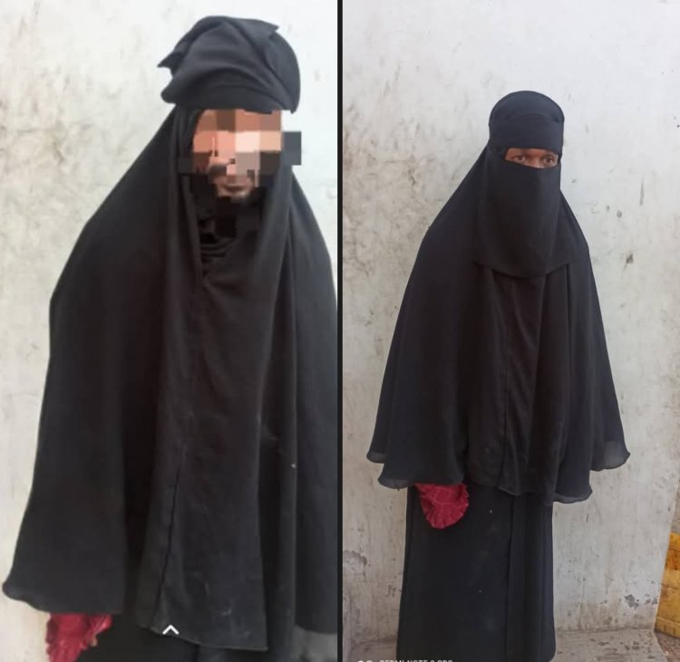 أمن المكلا يطيح بمروج مخدرات خطير حاول الهروب مرتديًا عباءة نسائية