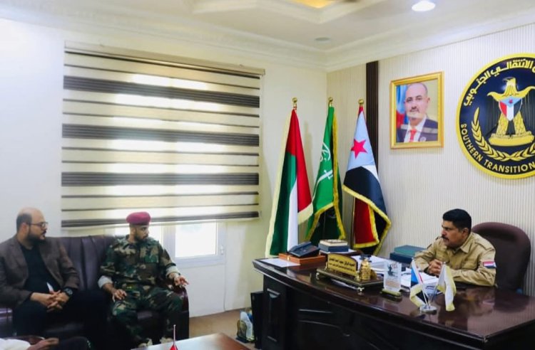 العميد المحمدي يناقش مع قائد المقاومة الجنوبية بحضرموت سير الترتيبات لمليونية حضرموت أولًا بالمكلا
