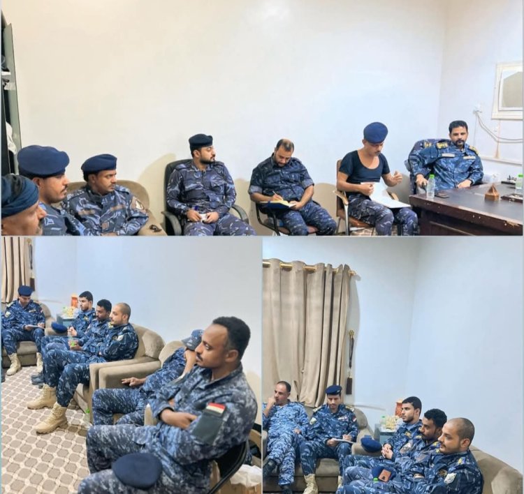 اجتماع أمني بقيادة شرطة الدوريات وأمن الطرق بوادي وصحراء حضرموت