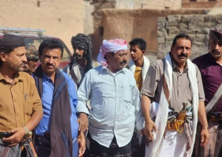 رئيس انتقالي شبوة وعدد من المشايخ ينجحون في إبرام صلح قبلي بين آل القرنان وال عوض بن علي لقموش