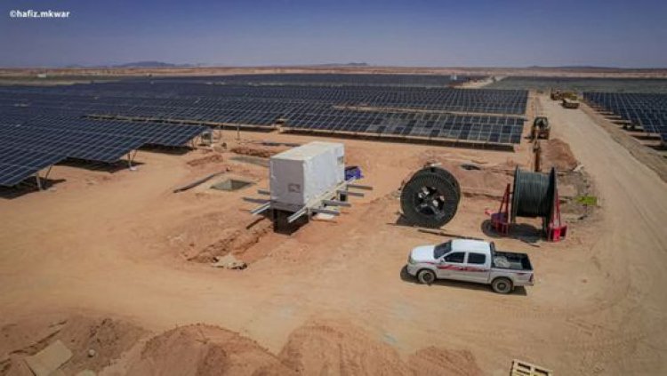 تدشين أعمال تركيب ألواح محطة الطاقة الشمسية في شبوة