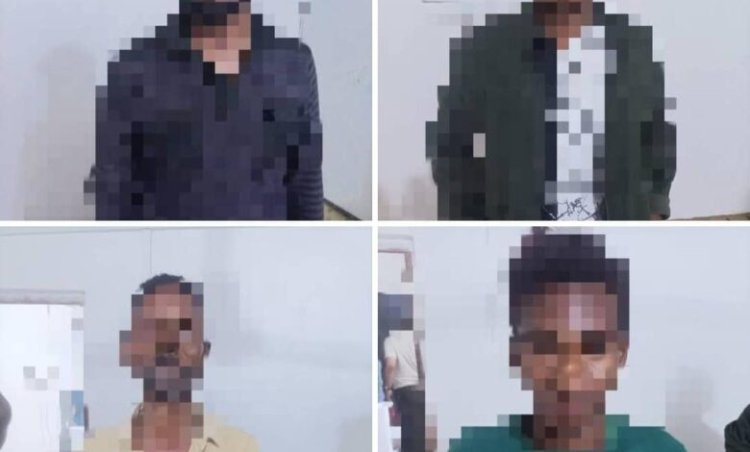 مكافحة المخدرات بالمهرة تضبط أربعة متعاطين بحوزتهم مادة الحشيش