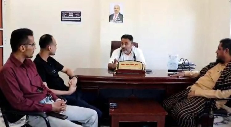 رئيس تنفيذية انتقالي أبين يلتقي مدير عام صندوق النظافة بالمحافظة