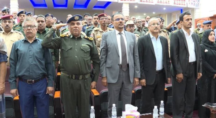 حضرموت تقيم حفلاً خطابيًا وفنيًا احتفاءً بتضحيات قوات نُخبتها الأشاوس وذكرى تحريرها من الإرهاب