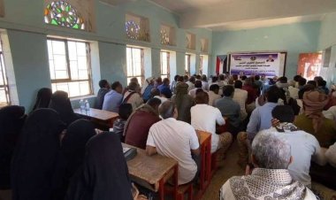 القيادة المحلية لانتقالي جحاف تعقد اجتماعها الموسع للفصل الأول من العام الجاري