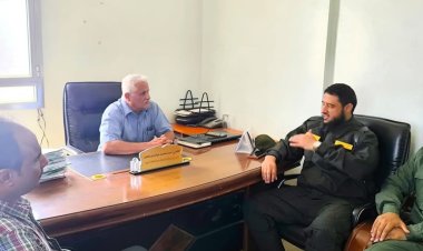 مدير أمن لحج العميد ناصر الشوحطي يزور رئيس نيابة الاستئناف القاضي عبدالحميد بن جحزر لتعزيز التنسيق المشترك