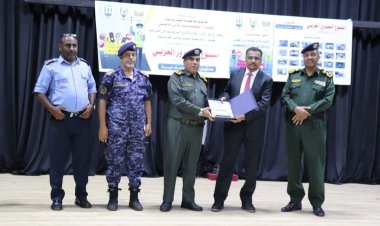 الأمين العام لمحلي حضرموت والمدير العام للأمن والشرطة يشهدان اختتام فعاليات أسبوع المرور العربي للعام 2025م