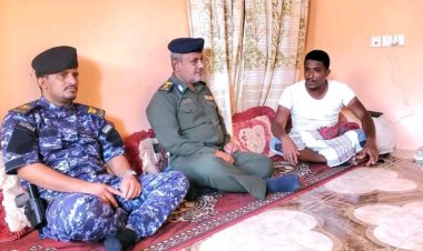 العقيد العوبثاني يزور العريف باضريس ويشيد بشجاعته في القبض على مطلوب أمني