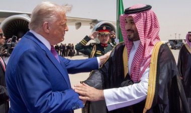 استقبال حافل لترامب في القصر الملكي السعودي قبيل بدء محادثات مع ولي العهد