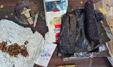 الأجهزة الأمنية بالشحر تضبط مروج مخدرات وبحوزته قنبلة يدوية