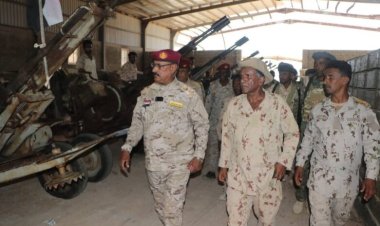 قيادة اللواء الأول مشاة بحري سقطرى تتفقد أعمال صيانة الآليات والأسلحة استعدادا لموسم الرياح