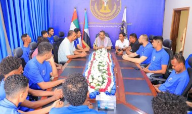 انتقالي وادي وصحراء حضرموت يلتقي بعثه نادي التضامن ويؤكد دعم المجلس لقطاع الشباب والرياضة