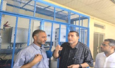 وكيل مساعد قطاع المشاريع والتجهيزات بوزارة التربية والتعليم يتفقد تجهيزات مشروع الطاقة بالوزارة