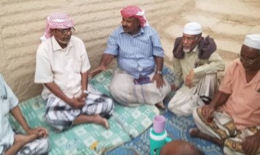 رئيس تنفيذية انتقالي تريم يزور عددًا من الشخصيات الاجتماعية والمناضلين بالمديرية .