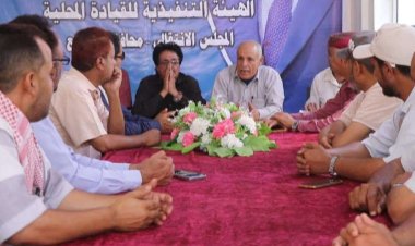 رئيس تنفيذية انتقالي الضالع يلتقي برؤساء اللجان المحلية بمراكز مديرية الضالع