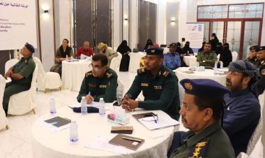 العميد المنهالي يشهد ورشة نقاشية حول تعزيز آليات التنسيق بين الأجهزة الأمنية واللجان المجتمعية ضمن مشروع ”ترابط“
