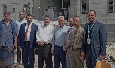نائب وزير العدل يطّلع على سير الأعمال النهائية لمشروع مبنى محكمة المنصورة الابتدائية بعدن