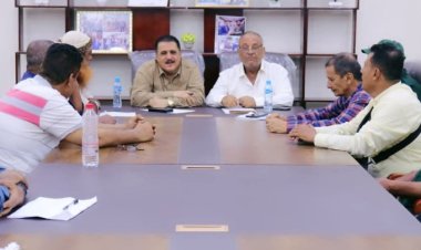 العميد جبر يترأس اجتماعًا أمنيًا موسعًا لمدراء أقسام البحث الجنائي لضمان أمن عيد الأضحى في العاصمة عدن.