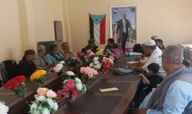 تنفيذية انتقالي يهر ناقش تقارير أداء أقسامها خلال شهر مايو