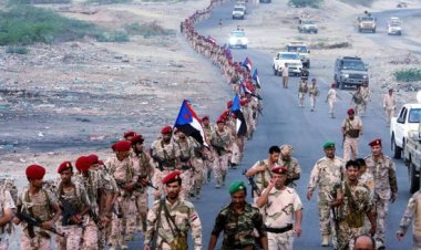 تنظيم مسير عسكري لوحدات من اللواء الخامس دعم وإسناد