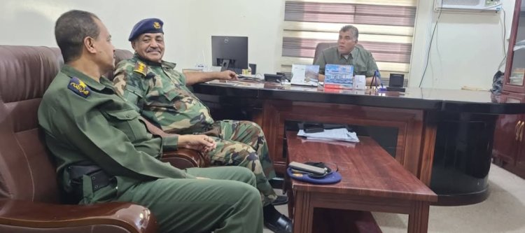 العميد المنهالي يزور إدارة البحث الجنائي ويشيد بجهودها في ضبط المخالفين