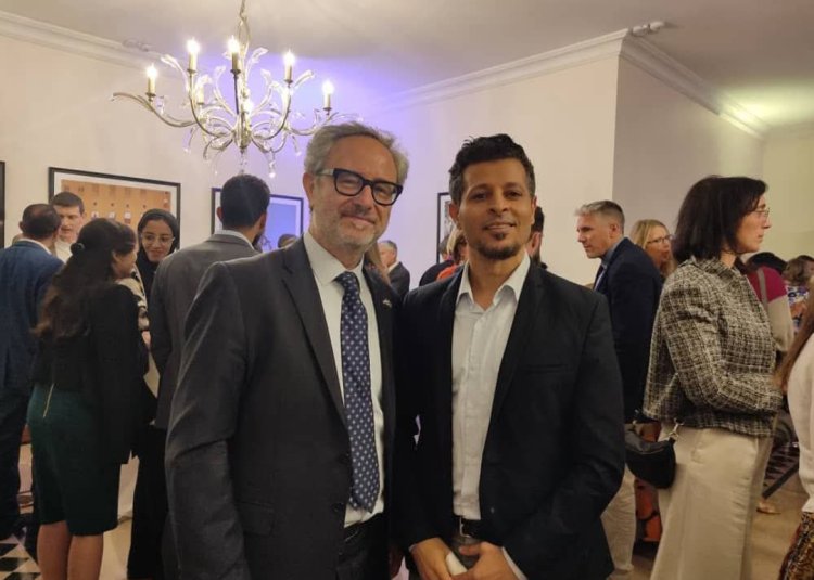 ممثل المجلس الانتقالي يشارك في "يوم أوروبا" بعمان ويبحث مستجدات الوضع مع دبلوماسيين دوليين