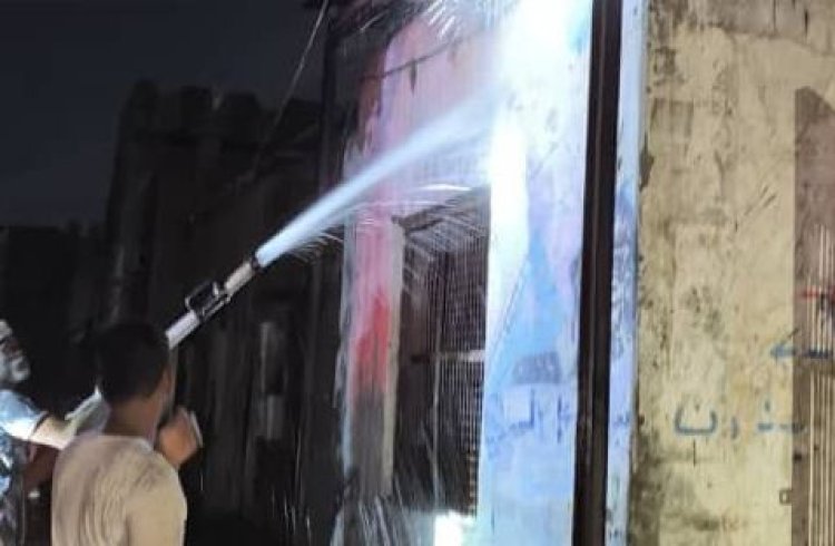 اندلاع حريق في غرفة محول كهربائي يغذي أحياء في شرج باسالم بالمكلا وفرق الطوارئ تباشر المعالجة