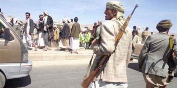 اشتباكات داخل إدارة أمن الحوثيين في حرف سفيان تخلف قتلى وجرحى ‏