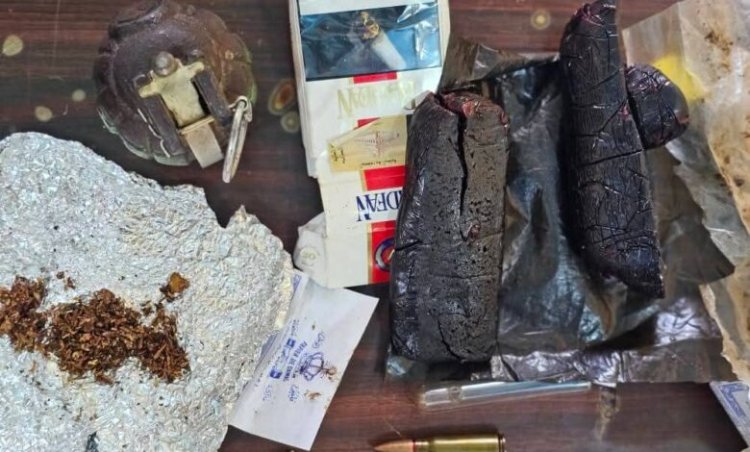 الأجهزة الأمنية بالشحر تضبط مروج مخدرات وبحوزته قنبلة يدوية