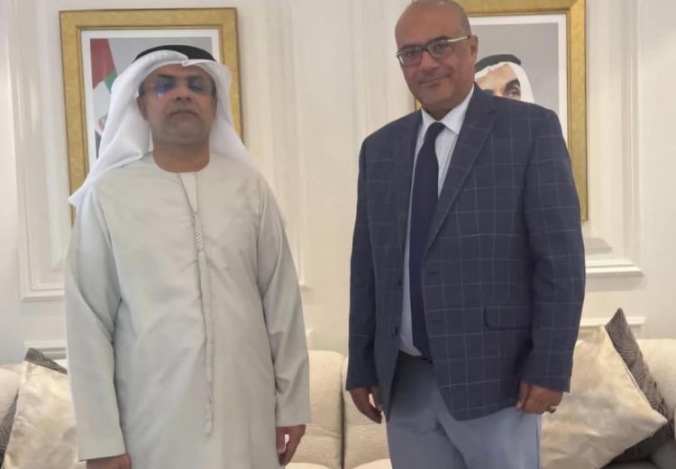 وزير التخطيط والتعاون الدولي يبحث مع السفير الإماراتي آفاق التعاون المشترك
