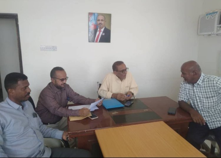 رئيس تنفيذية منسقية الانتقالي بجامعة أبين يلتقي مساعد نائب رئيس الجامعة للشؤون الأكاديمية