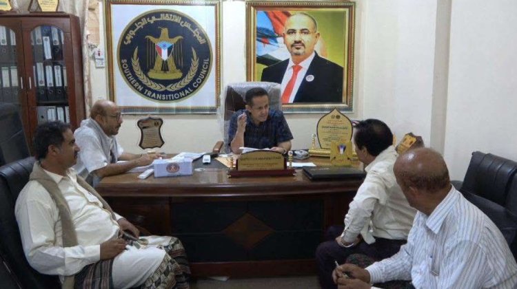 رئيس تنفيذية انتقالي لحج يطلع على جهود السلطة المحلية في مديرية كرش