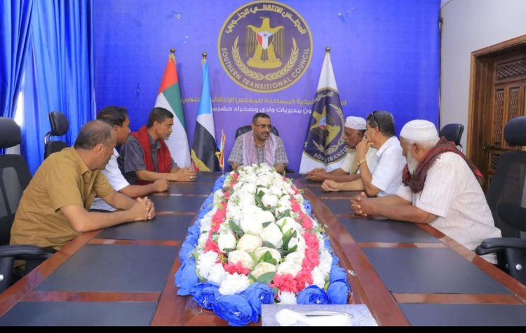 انتقالي وادي وصحراء حضرموت يناقش ترتيبات إنجاح فعالية "المطلع" مع حافة السحيل للألعاب الشعبية