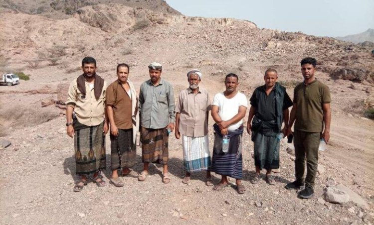 مأمور المملاح يتفقد سير عمل مشروع سد جدد المرحلة الثانية بالمديرية