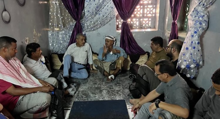 رئيس انتقالي حضرموت يطمئن على صحة المناضل أحمد الدقيل