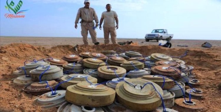 منذ بداية مارس الجاري.. “مسام” ينتزع أكثر من (6) ألف مادة متفجرة في اليمن