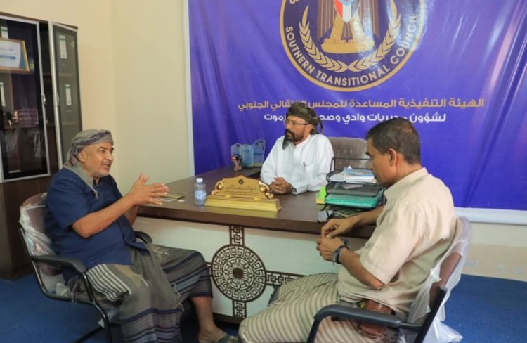 نائب رئيس الهيئة المساعدة يلتقي عضو الجمعية الوطنية الحكم  عبدالحكيم النهدي