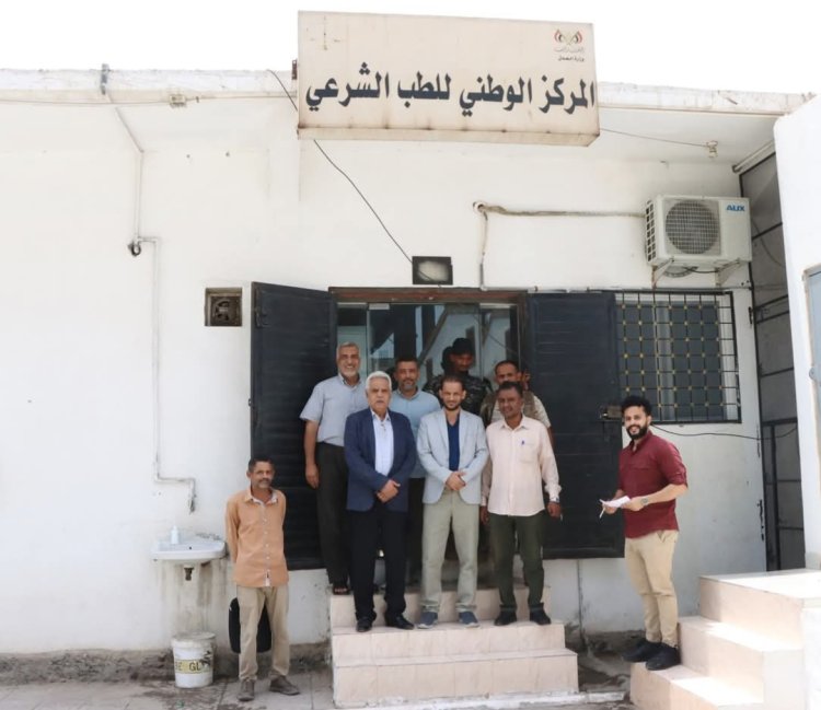 نائب وزير العدل يتفقد سير العمل في شعبة ومحكمة الأموال العامة والمركز الوطني للطب الشرعي بعدن