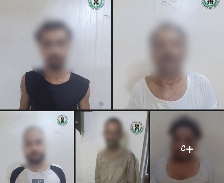 قوات الحزام الأمني تضبط متهمين بترويج المخدرات في العاصمة عدن