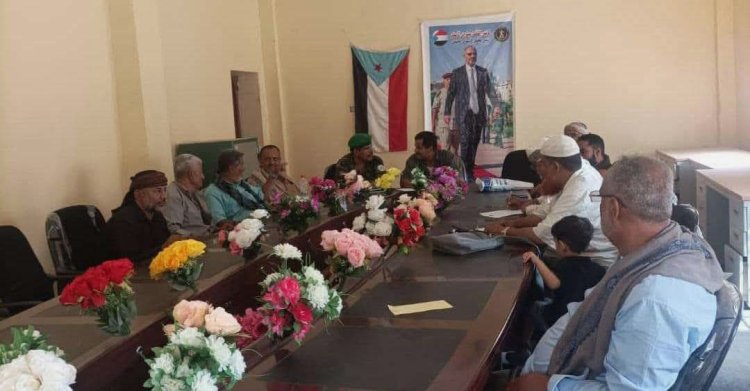 تنفيذية انتقالي يهر ناقش تقارير أداء أقسامها خلال شهر مايو