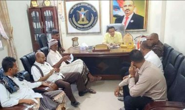 رئيس تنفيذية انتقالي لحج يبحث مع مدير إدارة الصحة في تبن آليات مواجهة الأوبئة بالمديرية