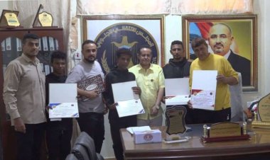 انتقالي لحج يكرم أبناء المحافظة الفائزين في البطولة العربية للجودو