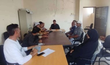 تنفيذية انتقالي خنفر تناقش تقارير إنجاز أقسامها خلال شهر مايو