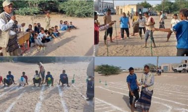 منتدى أحور الثقافي ينظم مهرجان الألعاب الشعبية والترفيهية